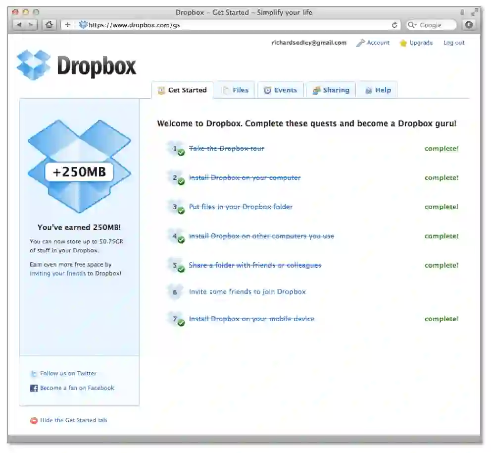 dropbox for Windows